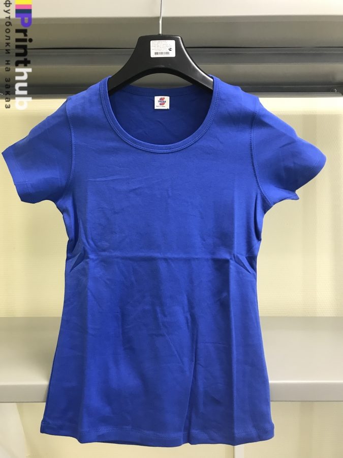 Женская синяя футболка
